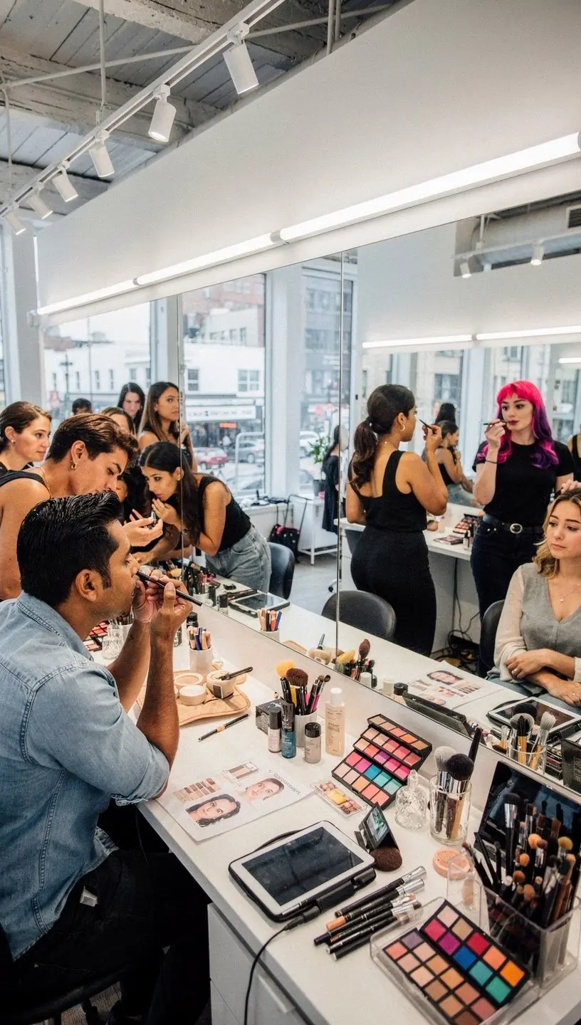 Spotkanie networkingowe dla uczestników programu inkubatora studiów urody, wymiana doświadczeń i pomysłów.